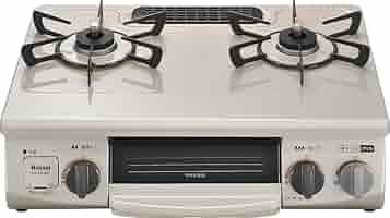 Rinnai - プロパンガス　ガスコンロ　KG34NBKR-LPG Amazon | リンナイ 3つの「安心」新搭載【気のきくコンロ】 幅約